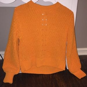 Orange sweater